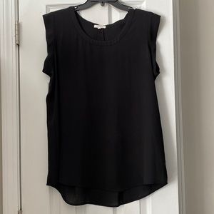 Black Short Sleeve Blouse
